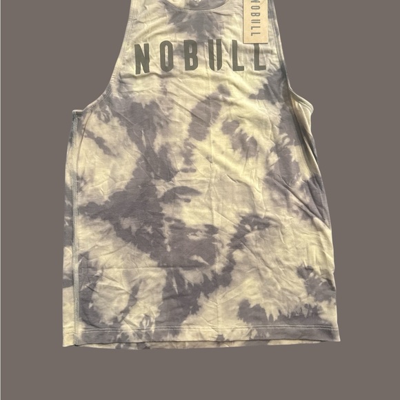 NOBULL Gray and Cream Tie-Dye Tank - Picture 1 of 1